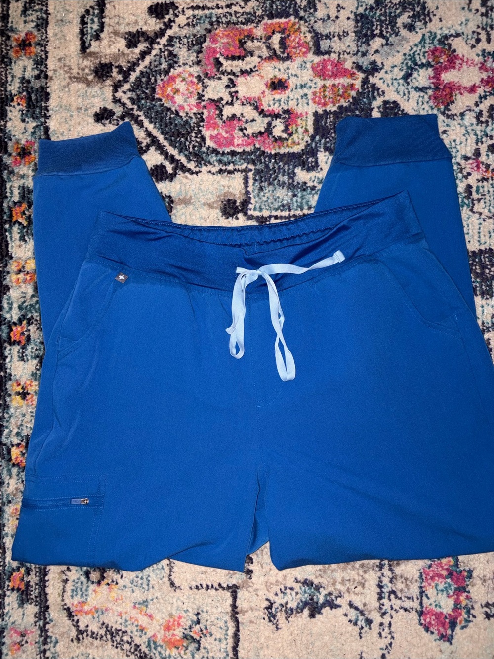 Figs Royal Blue Zamora Pant
